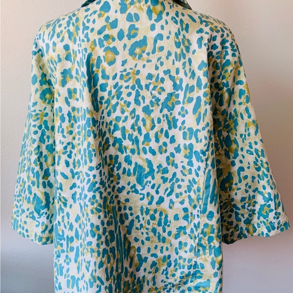 Colorful Leopard Print Jacket - Picture 3 of 6